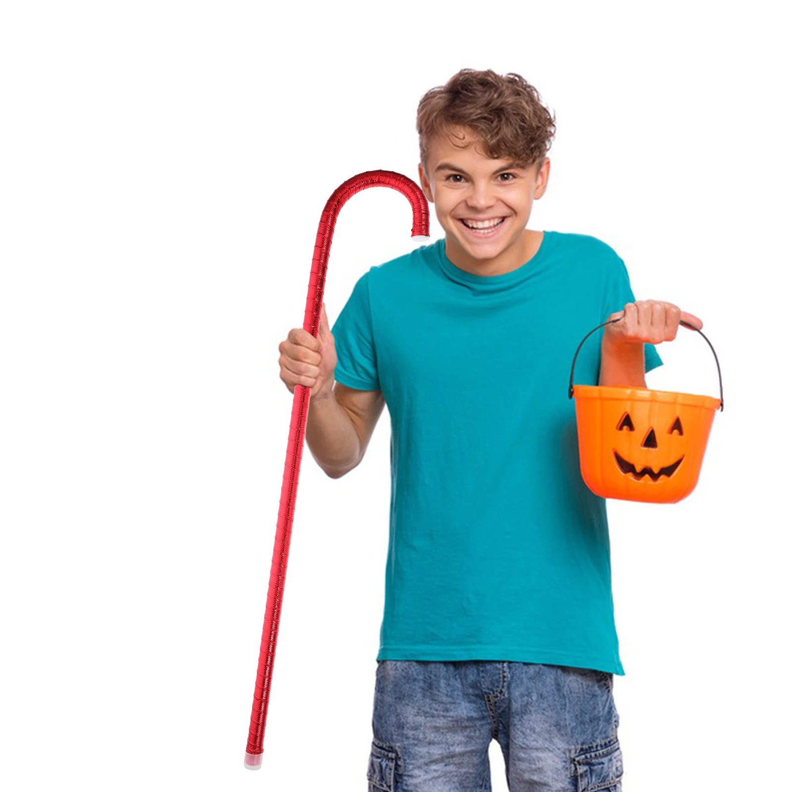 

2pcs Children Dance Performance Crutch Jazz Cane Stage Dancing Prop Cosplay Accessory Lightweight Halloween Party Cane Prop For