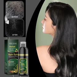 200ml Organic Natural Fast Hair Dye Only 5 Minutes Noni Plant Essence Black Hair Color Dye Shampoo for Cover Gray White Hair