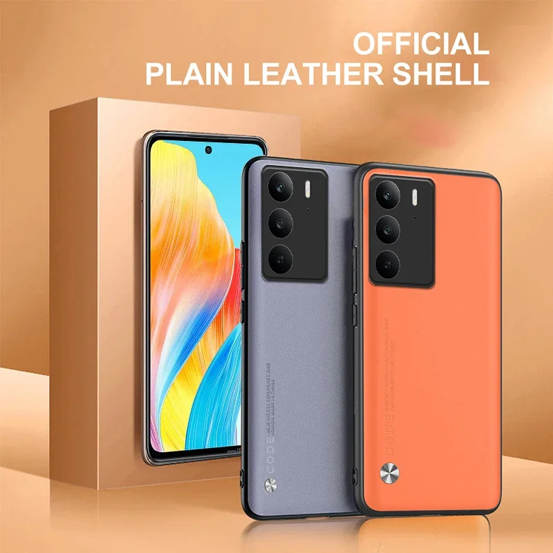 

Luxury PU Leather Case For Realme C71 C75 C73 Back Cover Matte Silicone Shockproof for Realme C71 C73 C75 Phone Case Coque