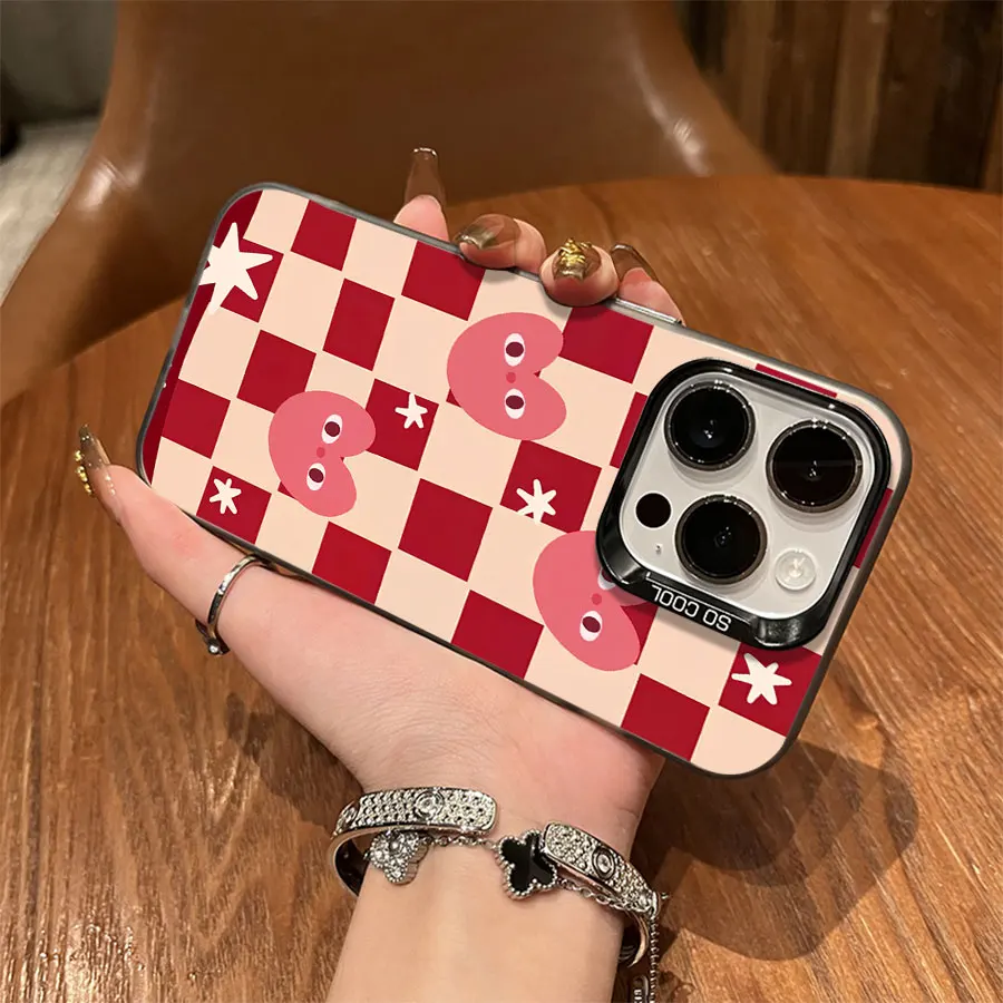 발렌타인데이 핑크 그라데이션 하트 폰 케이스 (아이폰 17 ~ 11 Pro Max Plus 호환)