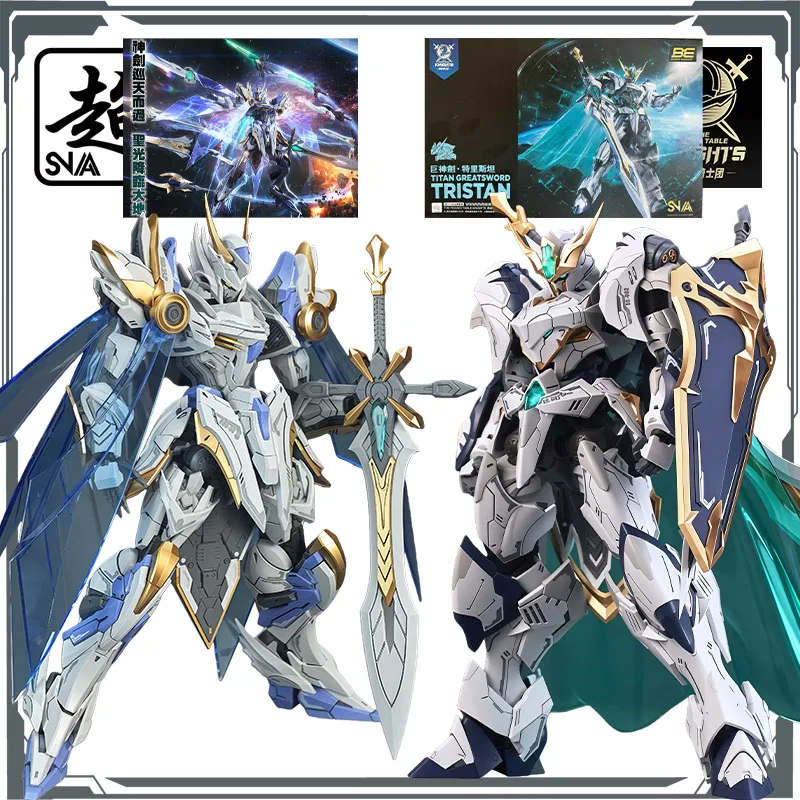 SNAA Originale THE ROUND TABLE KNIGHTS MODELLO KIT PARCIVAL & Tristan Anime Action Figure Modello di Montaggio Giocattoli Modello Regali per I Ragazzi