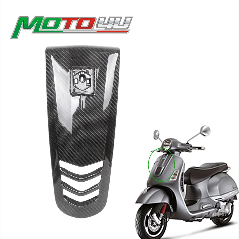 For Vespa GTS300 GTS 300 Super 2014 2015 2016 2017 2018 Scooter Carbon Fiber Modified Decorative Cover Front Nose Panel