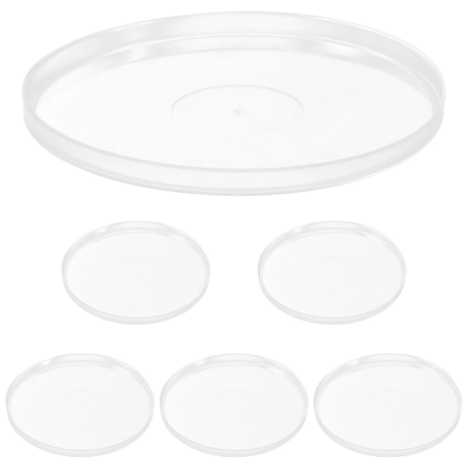 

6pcs Replacement Clear Wear-Resistant Plastic For Kitchen Weighing Repair Digital Scale Accessory Household Weight Scale Cover
