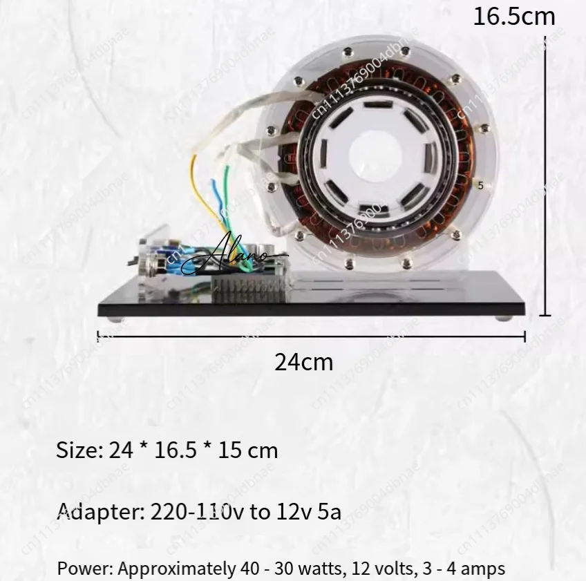 Shaftless Push Motor Model High Power Brushless Internal Rotor Motor Model Teaching Demonstration