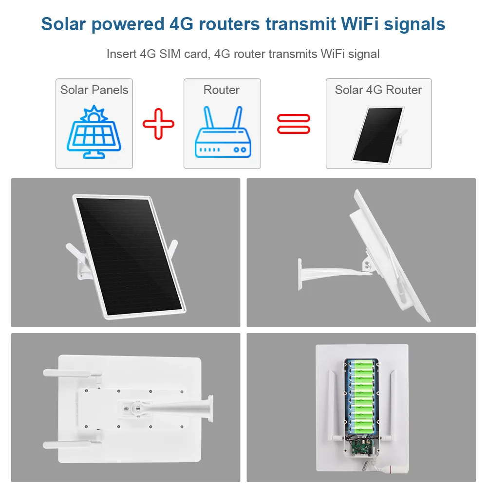 Imagem -06 - Vision Modem Router Movido a Energia Solar Roteador sem Fio ao ar Livre Slot para Cartão Sim Hotspot Móvel 2.4ghz Wi-fi 150 Mbps para Cam 4g ls