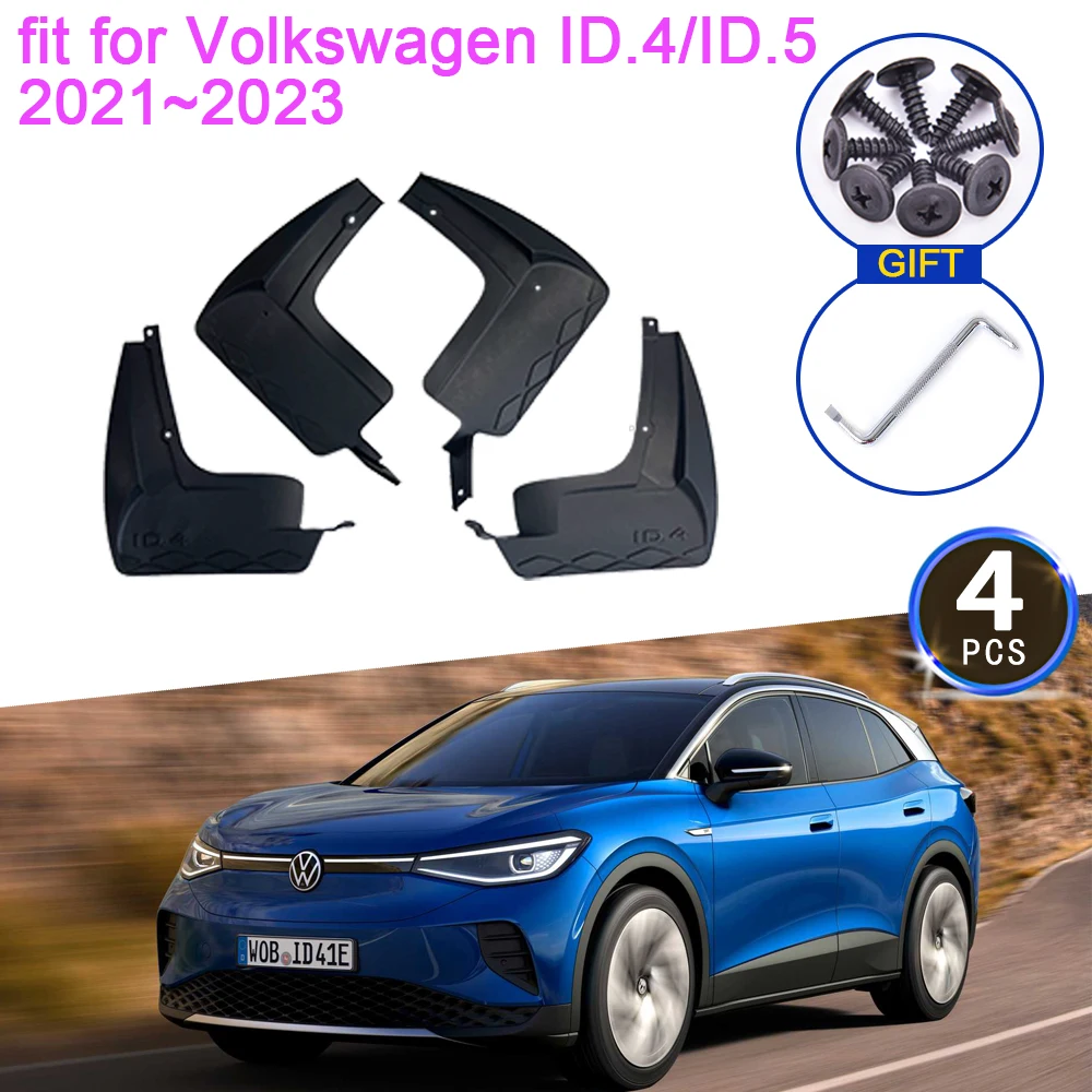 

For Volkswagen ID.4 ID.5 VW ID4 ID 4 2021 2022 2023 Mud Flaps Mudguards Anti-splash Guards Fender Flare Front Wheels Accessorie