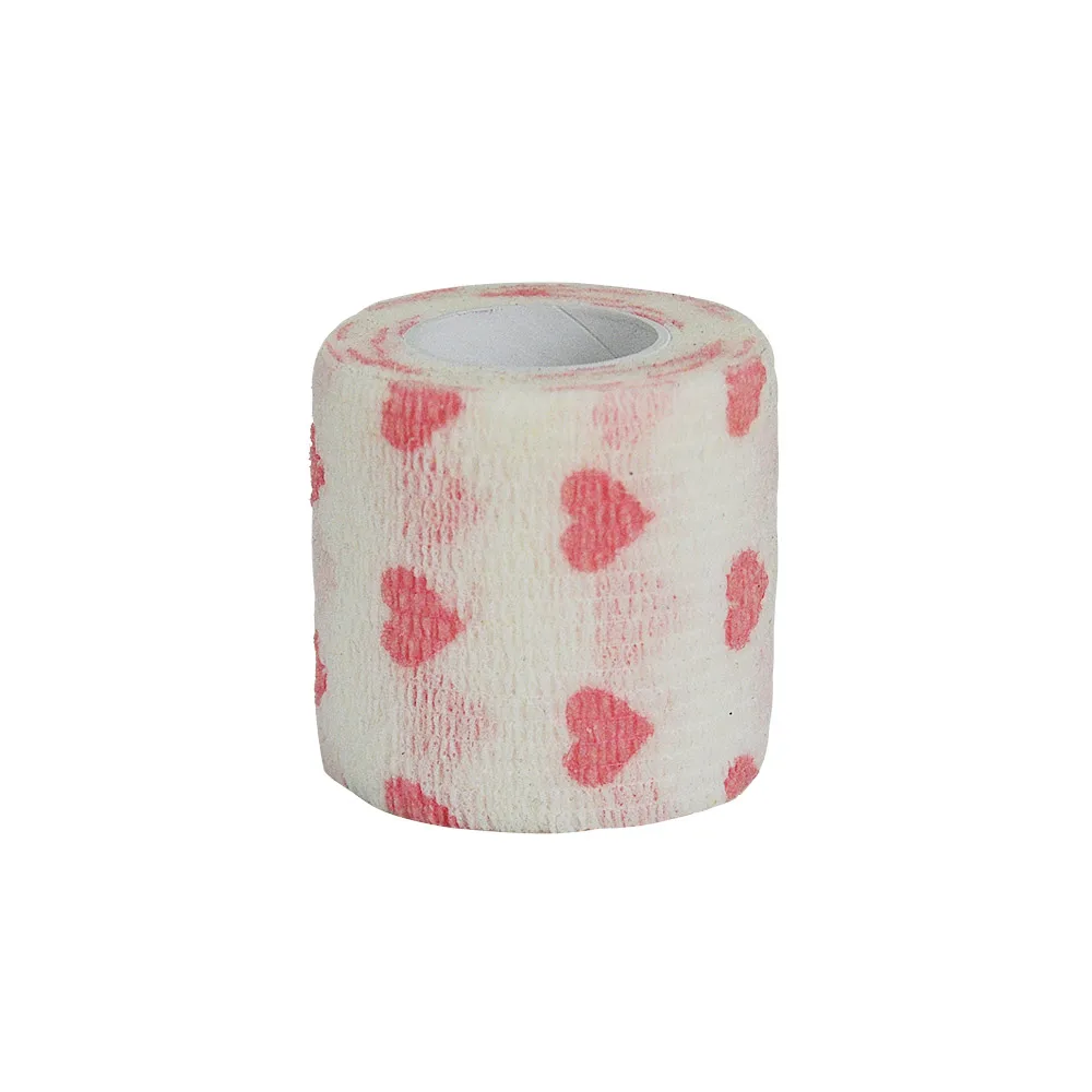 white heart Tattoo Grip Bandage Cover Wraps Tapes Nonwoven Waterproof Self Adhesive Finger Wrist Protection Tattoo Accessories