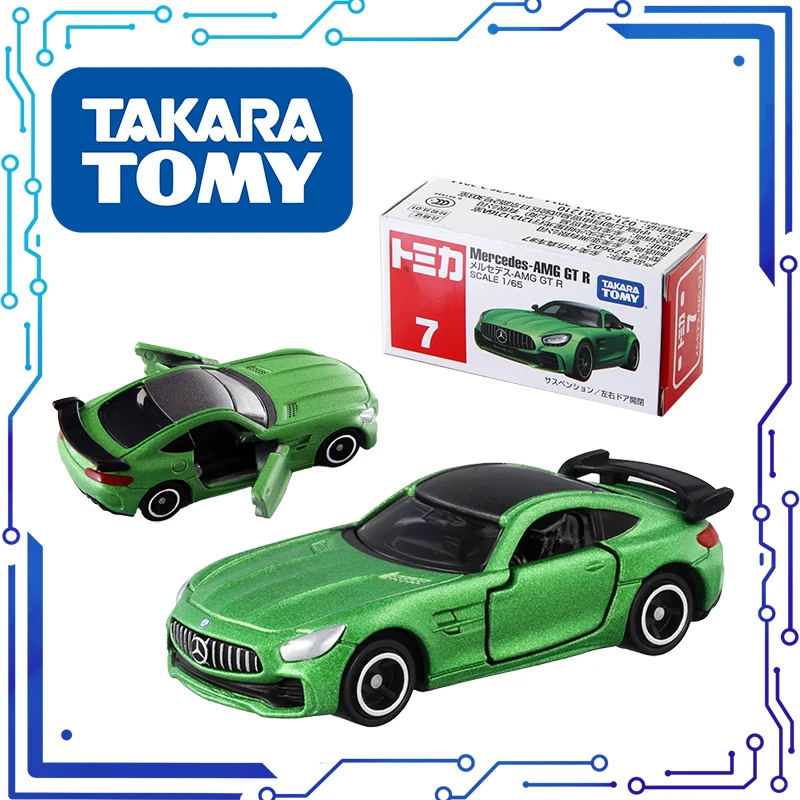 10CM TOMY 64/1 Mercedes AMG GTR Alloy Car TOMICA Toy Vehicle Diecast Metal Model Children Present Decoration Original Kid Ins