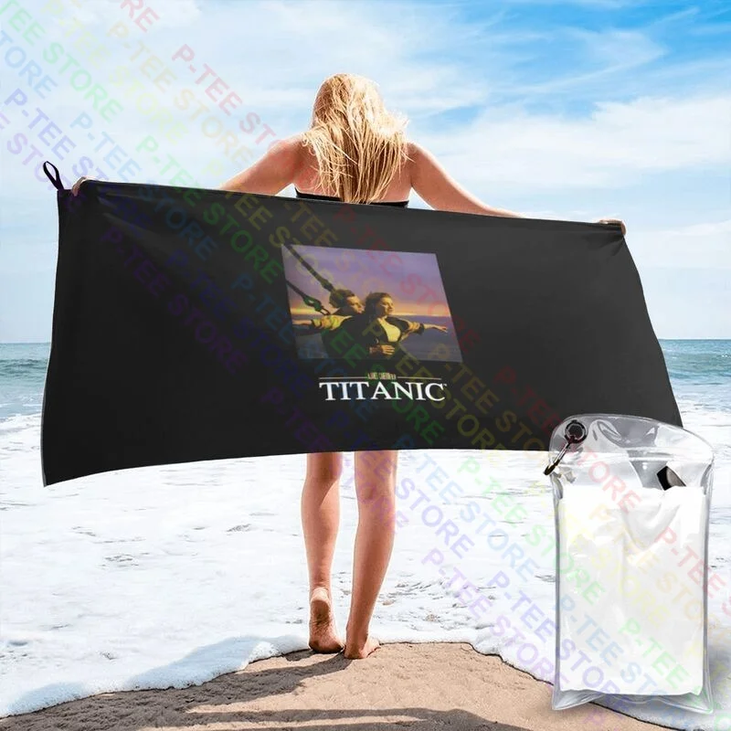 Titanic Rose Jack Leonardo Dicaprio Movie Promo V9 Quick dry Towel Outdoor Absorbent Superfine fiber