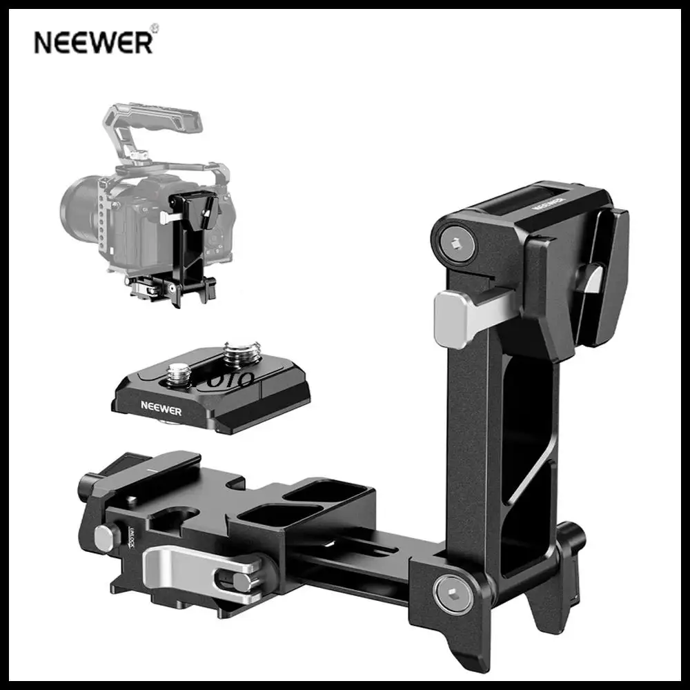 

NEEWER PS013 Foldable V Mount Battery Plate with Arca Type QR Plate Arca type base is for DJI RS2/RSC2/RS3/RS3Pro