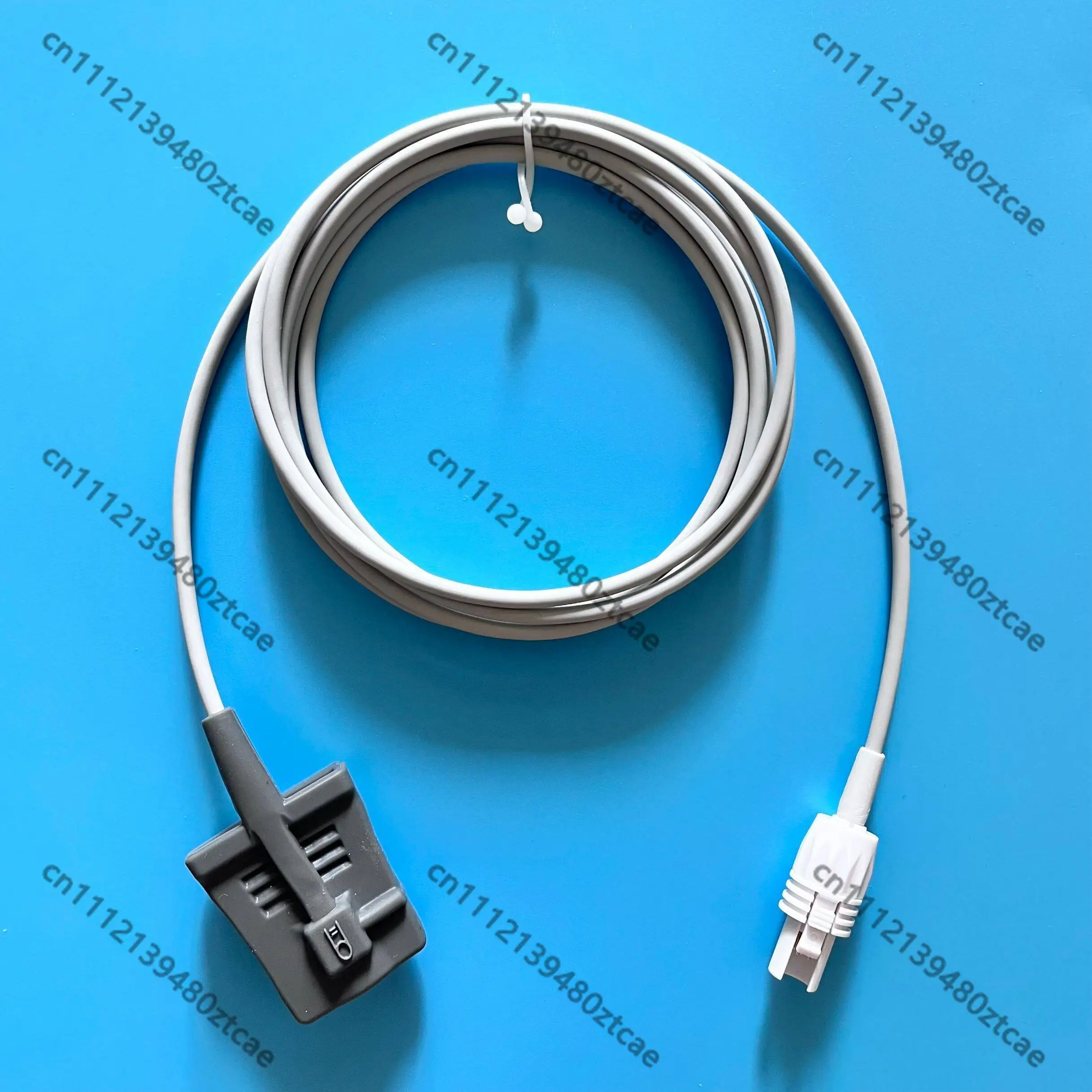 7-Pin Groove SpO2 Sensor, Reusable Finger Clip Oxygen Probe Compatible with Maibang MB800 MB526T CD2000 Telemetry Monitor