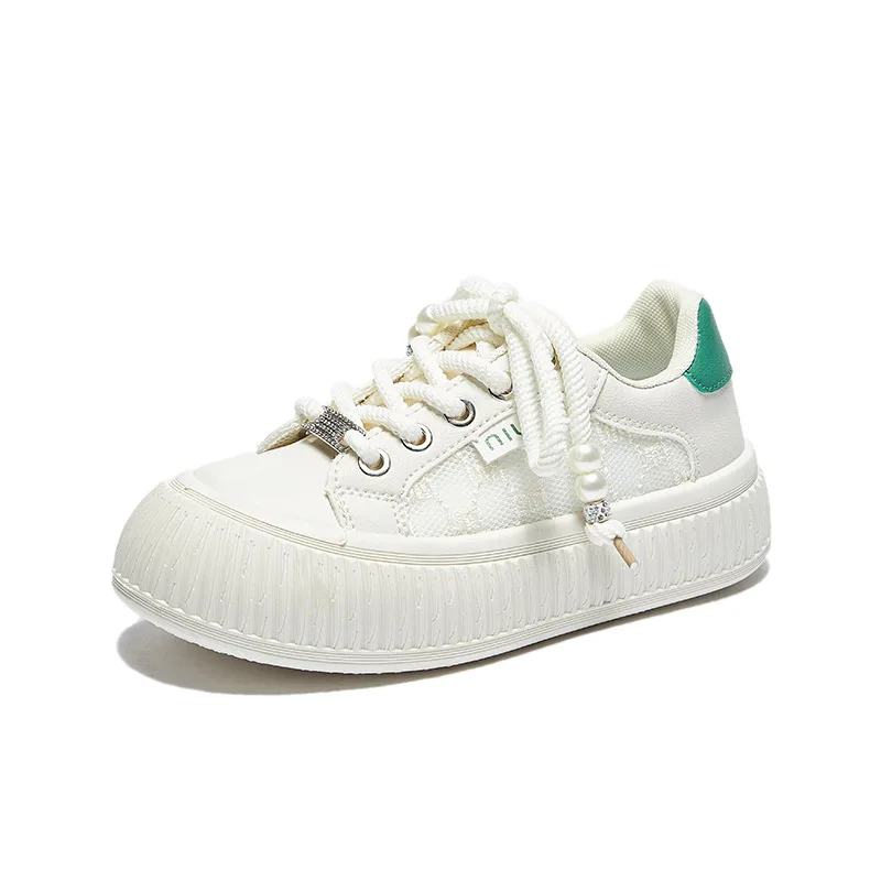 Summer Air Mesh Women White Shoes Fashion Breathable Female Girls Sneakers Sports Casual Size 35-40
