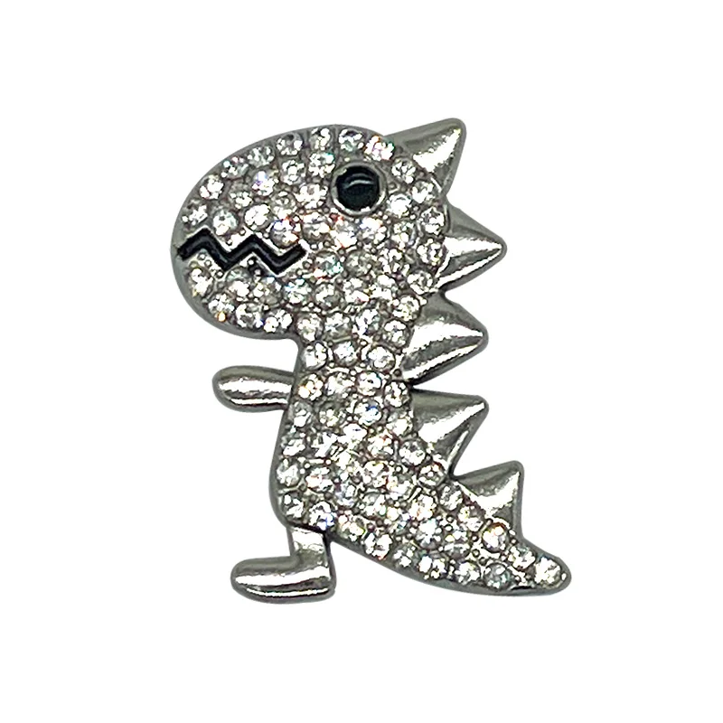1 Stück Designer Schmetterling Metall Schuh Charms Bienen Dinosaurier Füchse Luxus Dekorationen für Schuh Zubehör Krabben Pins für Frauen Mädchen – Detail 20