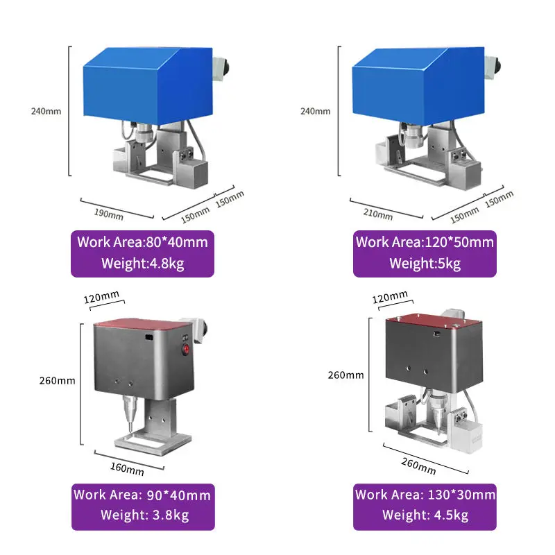 

Portable Metal Aluminum Steel Manual Rotary Dot Marking Machine - For Flange Valve Circular Tube Engine Core