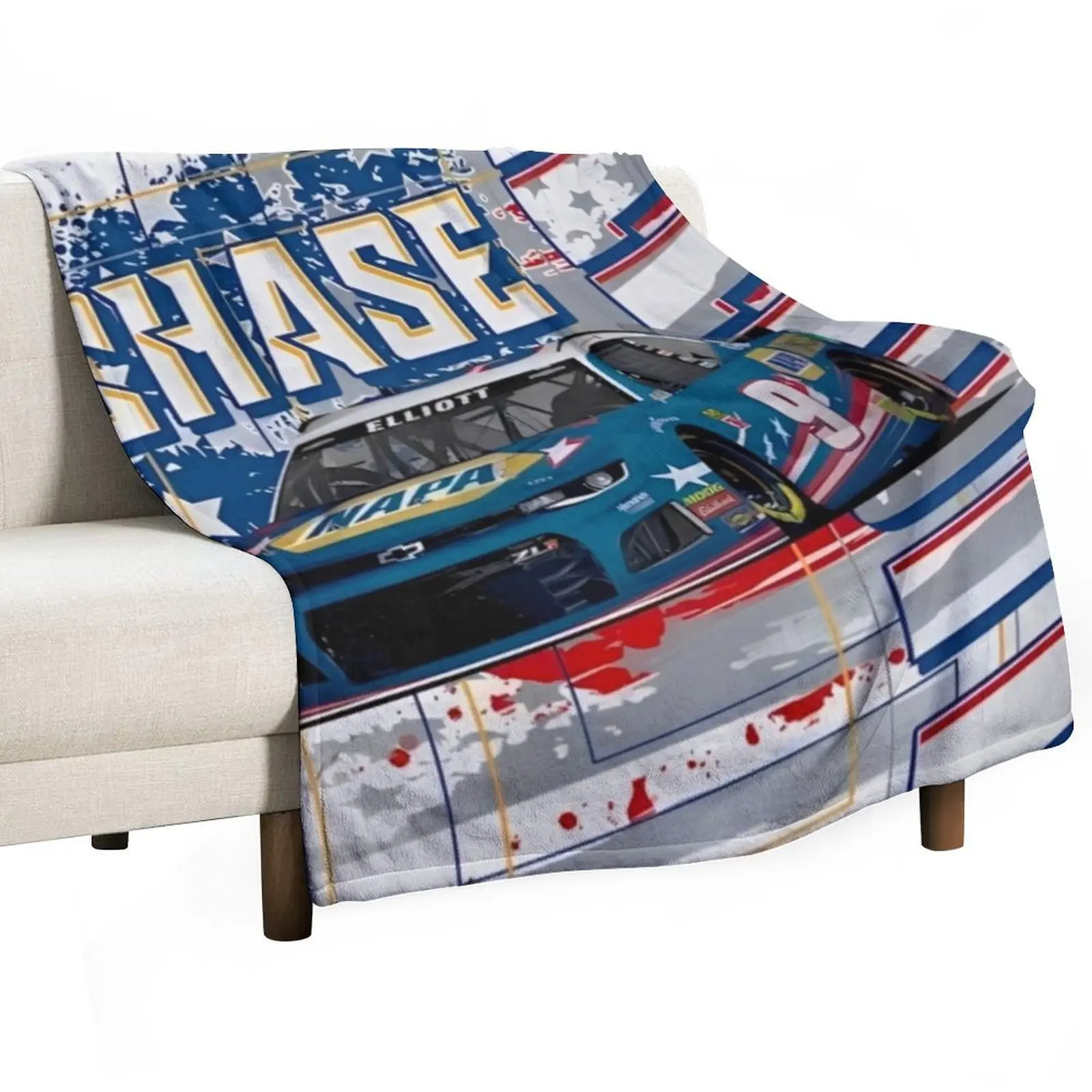 

Chase elliott Throw Blanket Fade Resistant Durable Throw Blanket