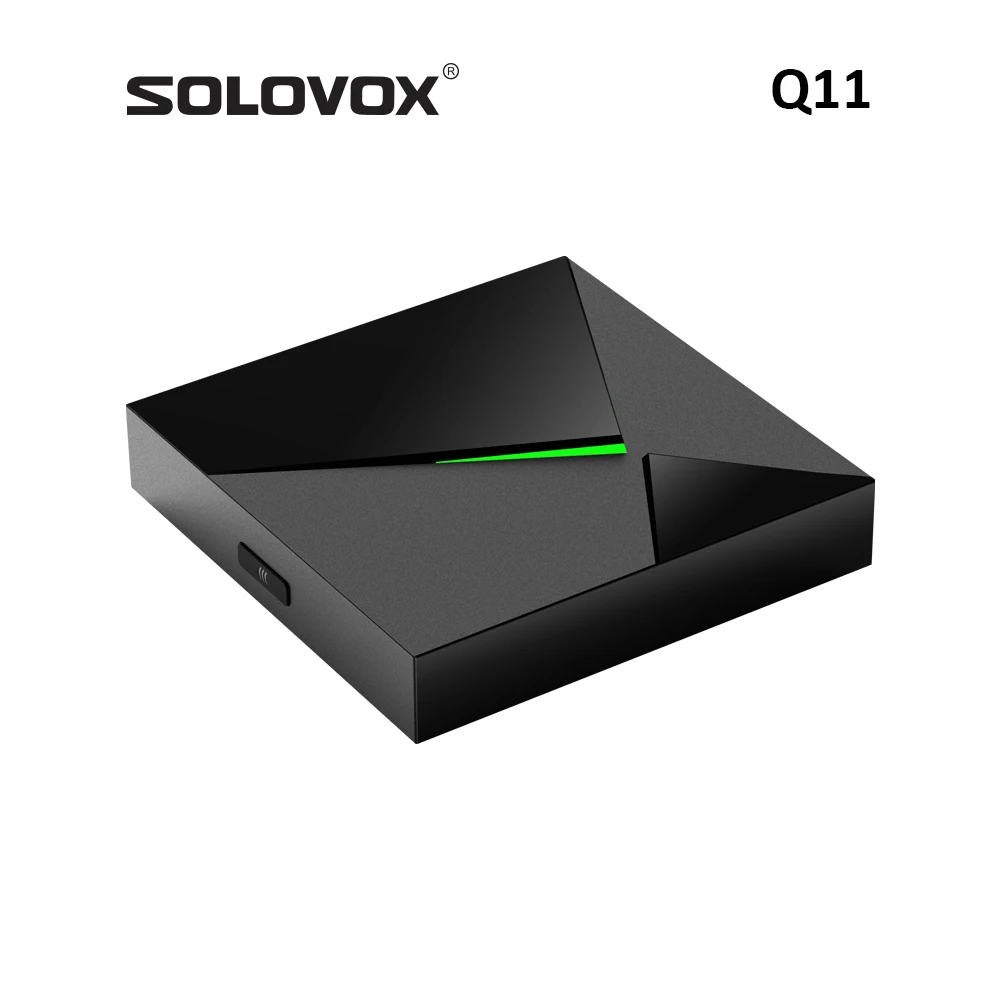 SOLOVOX 2024 Q11 CherryTV Live Android 11 TV BOX 4G 32G S905X4 رباعي النواة WiFi 5G 1000M Network OTT Streamer Stalkerid 8K فك