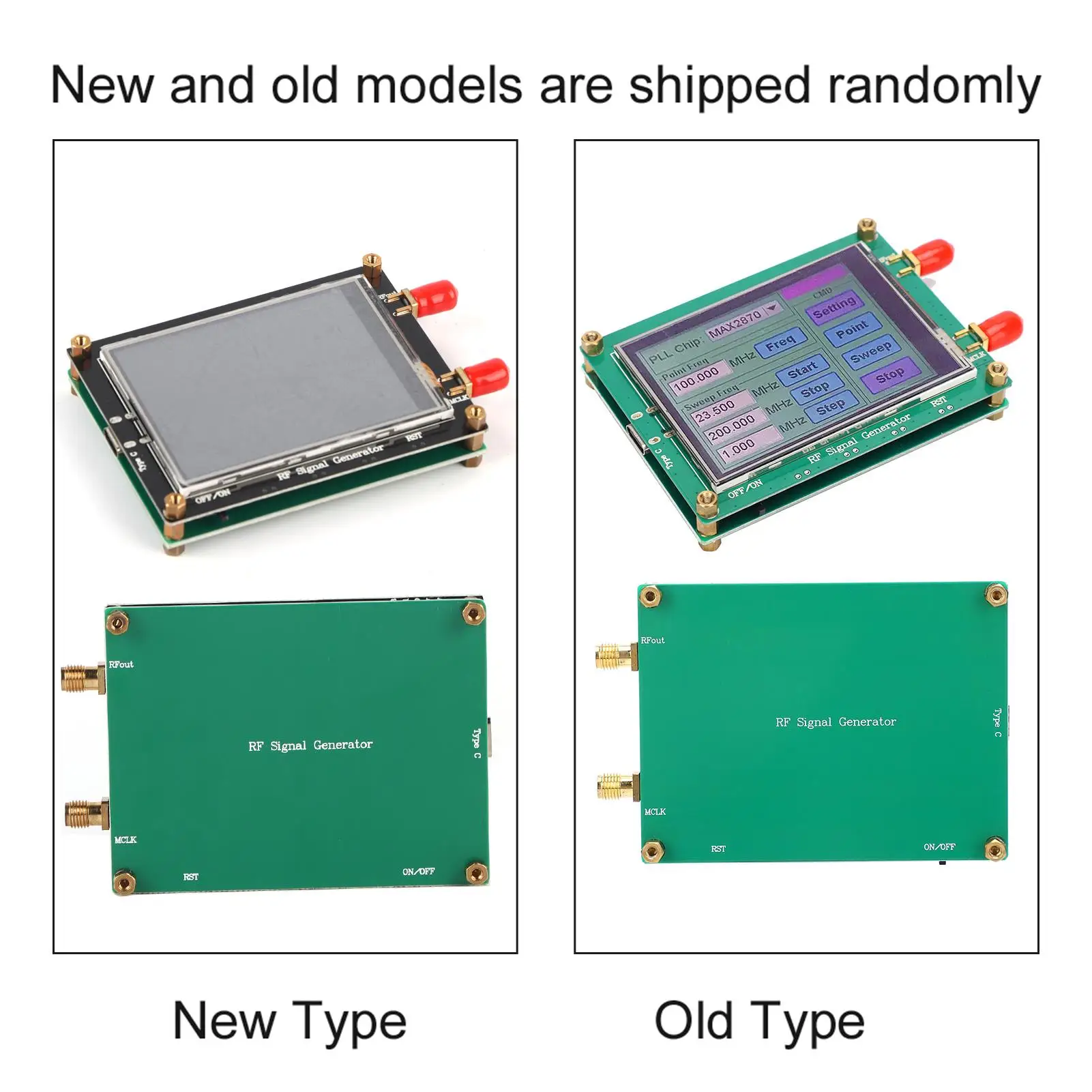 High Stability Low Noise RF Source Generator Module Frequency 23.5 to 6000MHz MAX2870 Design for Precision Applications