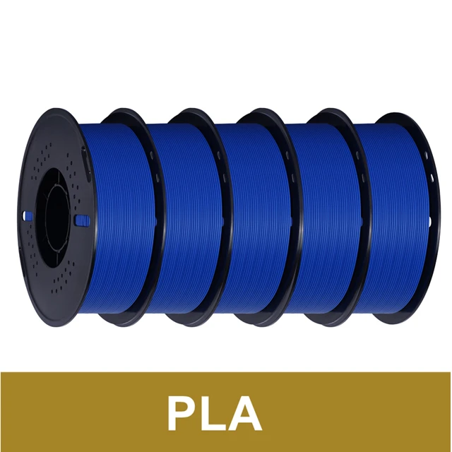 KINGROON 5KG(11LBS) PLA PETG HS-PLA HS-PETG Filament 1,75mm Hochgeschwindigkeits-3D-Drucker-Material Matt PLA 1kg*5 Rolle Gemischte Farben Neu