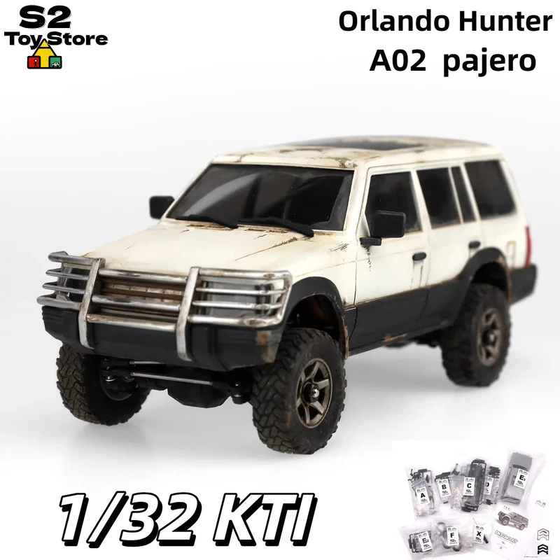 

Orlandoo Hunter A02 Pajero RC Crawler Car 1:32 Mini Mosquito Car KIT Unassembled Remote Control Painted Body Shell For Hobbyists