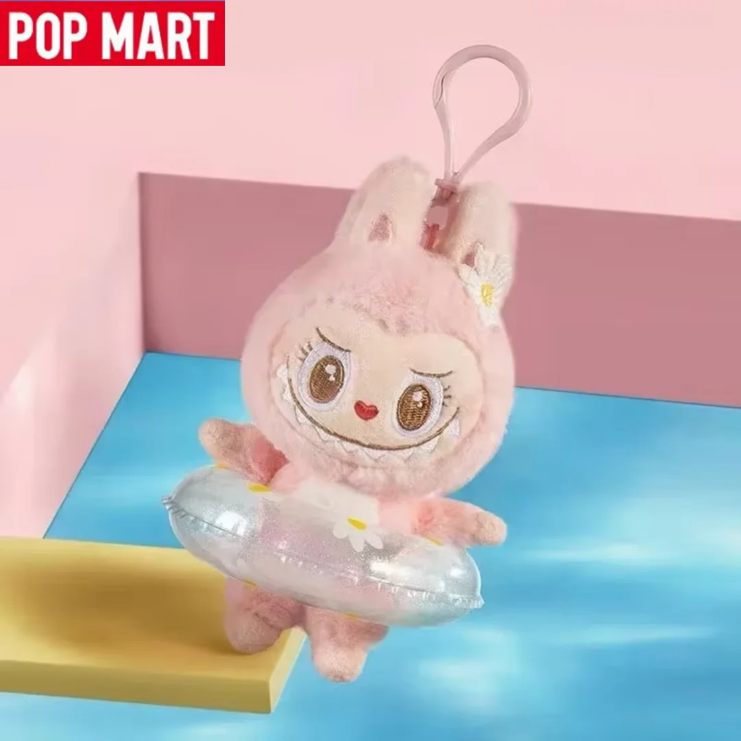 

POP MART THE MONSTERS Labubu Party Series Круг для плавания, плюшевая подвеска, глухая коробка, загадочная коробка, оригинальные праздничные подарочные статуэтки