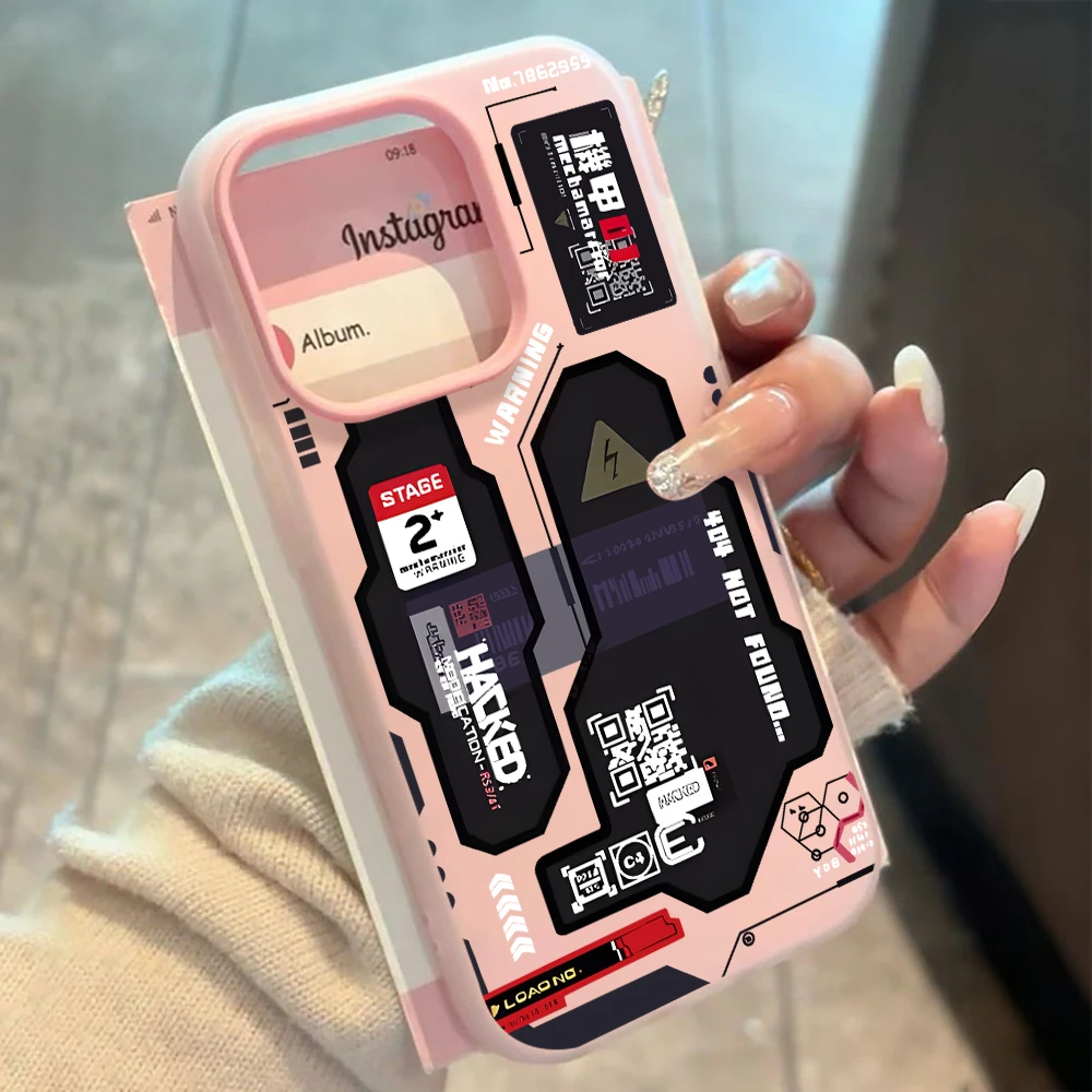 Für iPhone 17 15 16 14 Pro Max Hülle Plus Hacker Kreativ-Cover für iPhone 13 11 12 ProMax XS XR XS 7 8 Plus Bonbonfarbene Hüllen – Detail 1