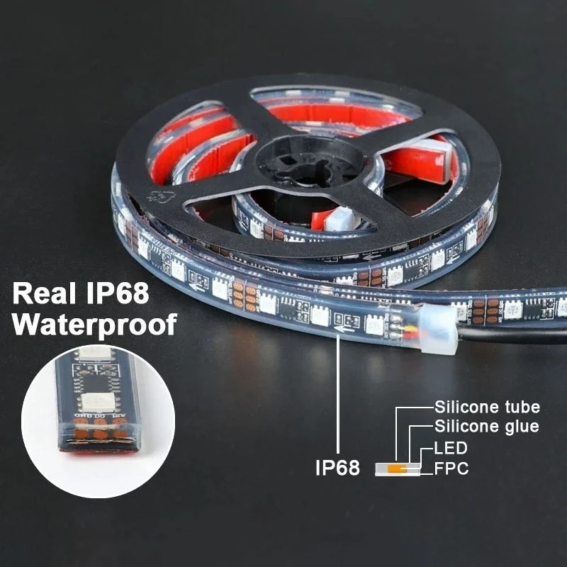 Fotografia 4: Pro Plus Underglow Light LED Carro IP68 Alta Qualidade Under Glow 6pcs Chasing Underglow Light Kit para Carro