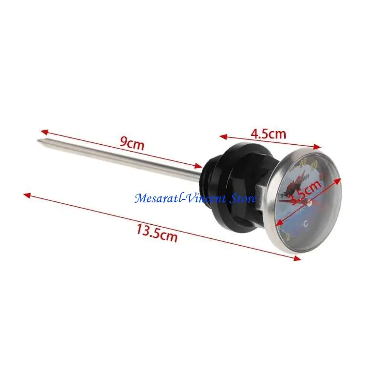A70F High Quality Motorcycle Dirt Pit Bike Parts Oil Cap for Tank Temperature Gauge Suitable For 110cc 125cc Car Accesso
