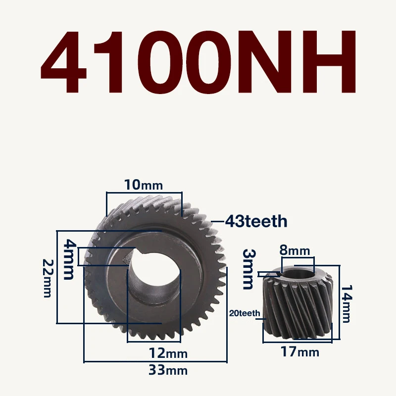 Cloud Stone Machine Gears para Makita Ferramentas Elétricas Peças de Corte Acessórios de Substituição 4100nh 4100nh
