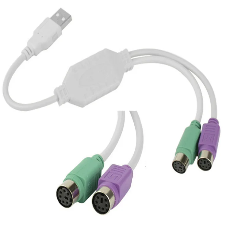 USB 수 변환기 케이블 코드 어댑터 키보드, PS/2 PS2 암