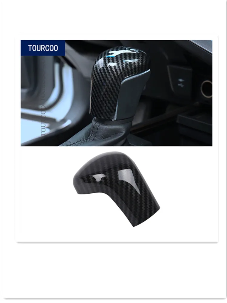 For Toyota Camry 2018 2019 Gear Shift Knob Head Frame Trim Sticker Car Styling Decoration Accessories