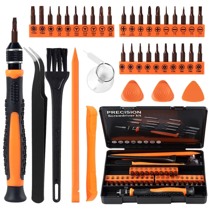 Digital Repair Tools for Computers and Mobile Phones, Multi-Purpose Screwdriver S2 Tool Steel 40 Combination 1 Combination Screw