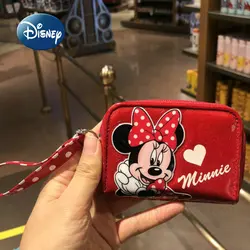 Disney Minnie's Original New Women's Wallet Cartoon Cute Women's Coin Purse Large-capacity Luxury Brand Fashion Storage Clutch