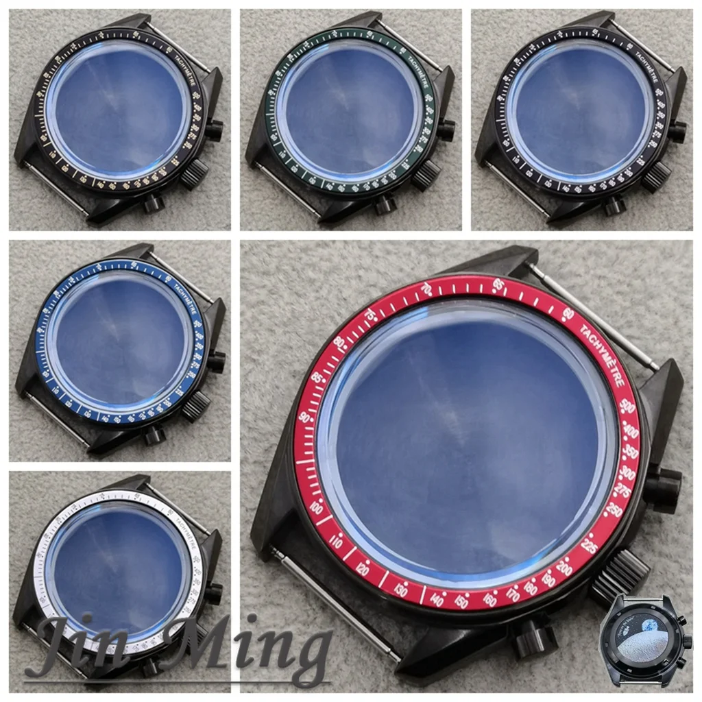 VK63 39.7mm MoonSwatch High Quality Chronograph Watch Featuring Metal Case Bezel With Fashionable Business Design Sealed Back