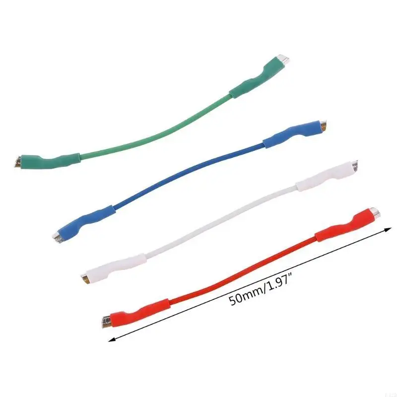 F42d 4pcs خرطوشة عالمية Cable Cable يؤدي أسلاك الرأس لدبابيات 1.2-1.3 مم