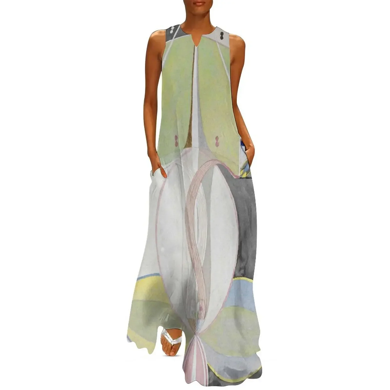 

HD Tree of Knowledge No. 5, by Hilma af Klint 1907 HIGH DEFINITION Long Dress dresses for women 2025 luxury designer party Dress