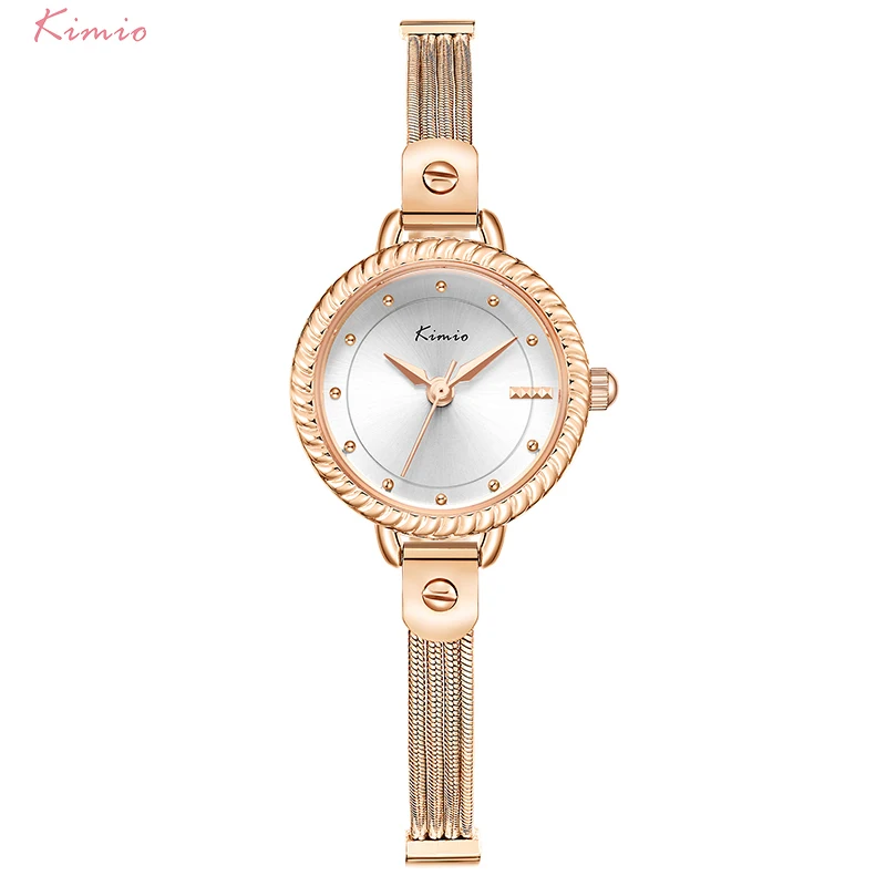 Kimio Brand Women Watch Fashion Ladies Watches Waterproof Luxury Green Dial Casual Bracelet WristWatch Women Gift Reloj Mujer