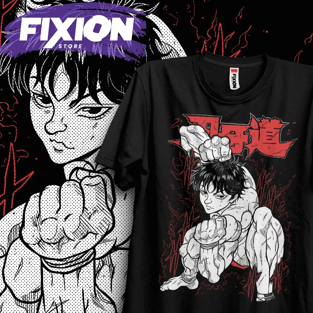 

Футболка "Манга" Baki - O #1 [N] аниме Tee