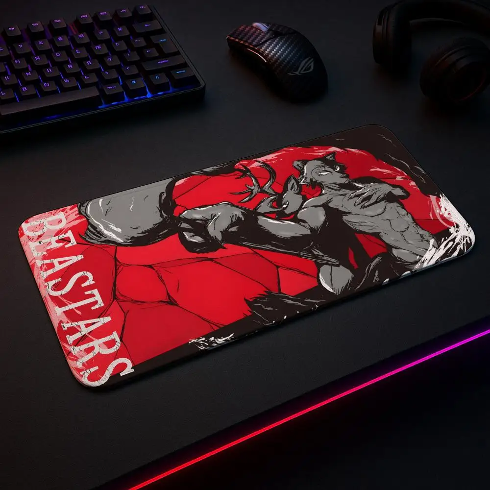 

Beastars Mouse Pad Play Mat,Large XXL90x40cmx5mm,stitch Desk Mats,Gaming Accessories,PC Parts