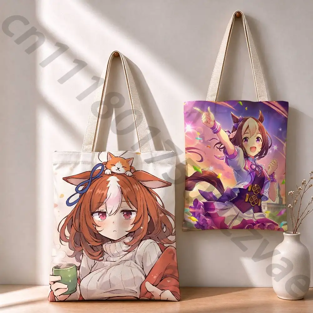 P-Pretty D-Derby Meisho Doto Female Printed Versatile Student Portable Office Handbag Bento Bag Handbag Sail Bag