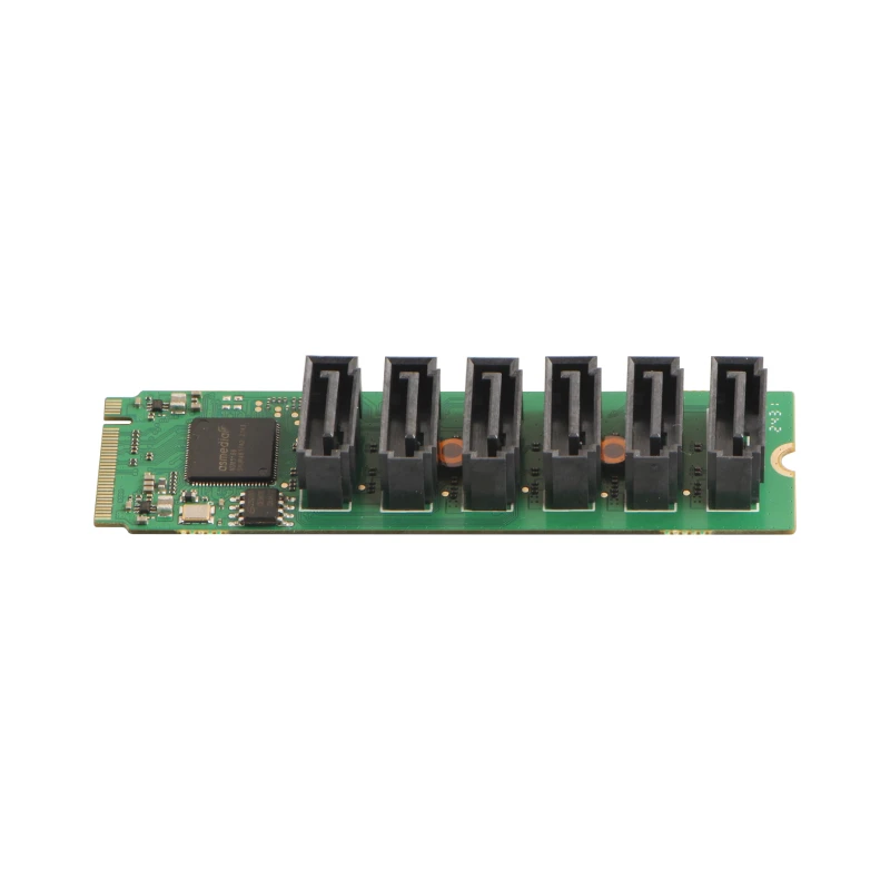 Radxa M.2 M Key to 6x SATA 3.0 Expansion Card