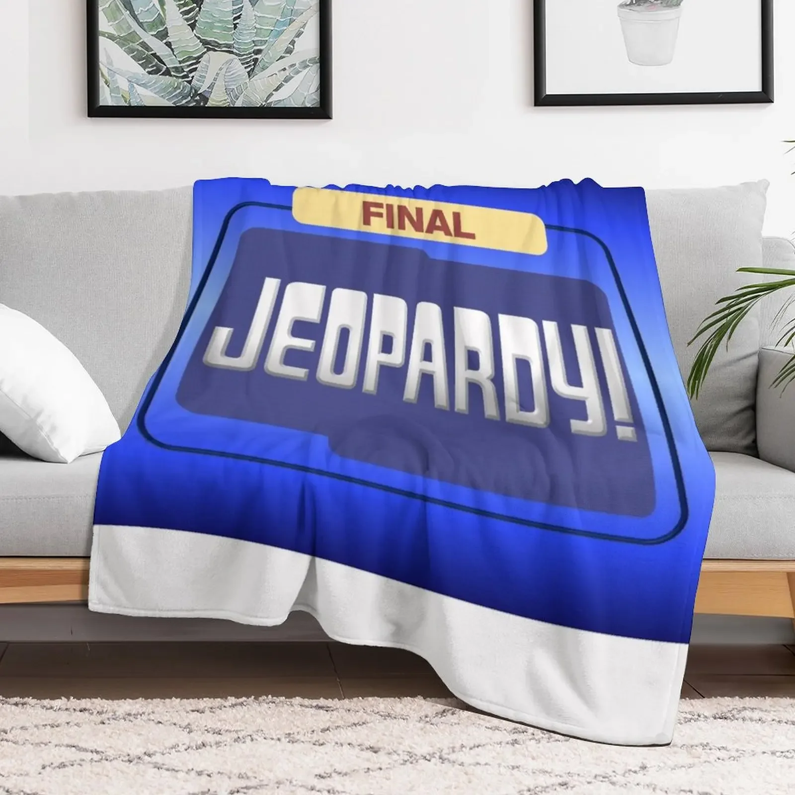 Final Jeopardy Throw Blanket cosplay anime Thermals For Travel Plaid Tourist Blankets