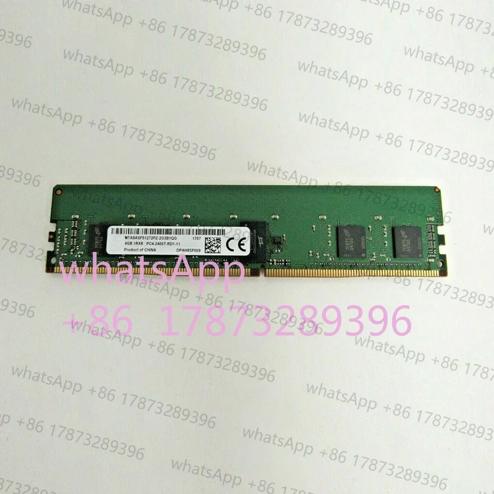 

1 PCS MTA9ASF51272PZ-2G3B1 For MT RAM 4G 4GB 1RX8 PC4-2400T ECC REG Server Memory
