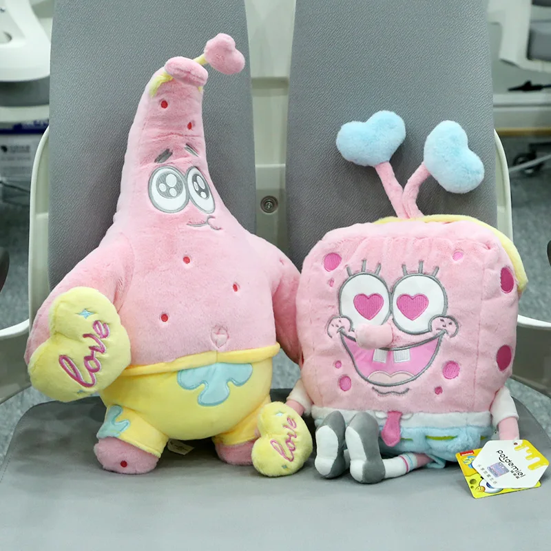 Authentic SpongeBob SquarePants Plush Toy Claw Machine Hanging Decoration Doll Girls Cute and Fun Furniture Decor Accessory Gift