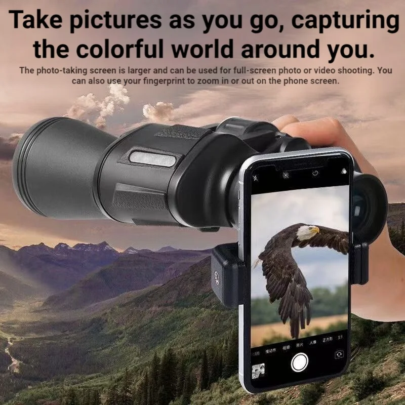 20X50 HD Binoculars BAK4 Prism High Clear Optical Lenses Long Distance Outdoor Scope for Wildlife Watching Sightseeing