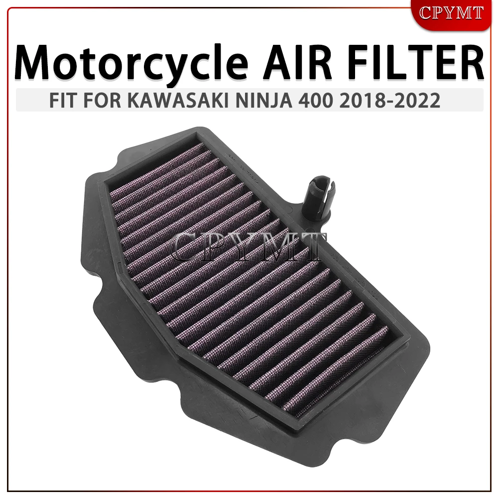 

fit For Kawasaki Ninja 400 Ninja400 Z400 2018 2019 2020 2021 2022 Motorcycle Accessories Air Filter Cleaner Air Element Cleaner