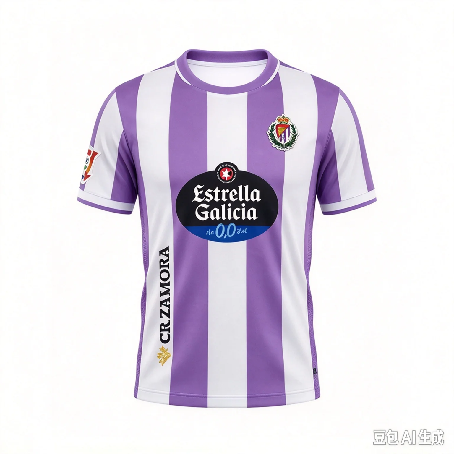 2026-27 Spain Mens Soccer Game Top Adult Breathable T-shirt Unisex Sports Real Valladolid Home Training Dry-fit Football Jersey