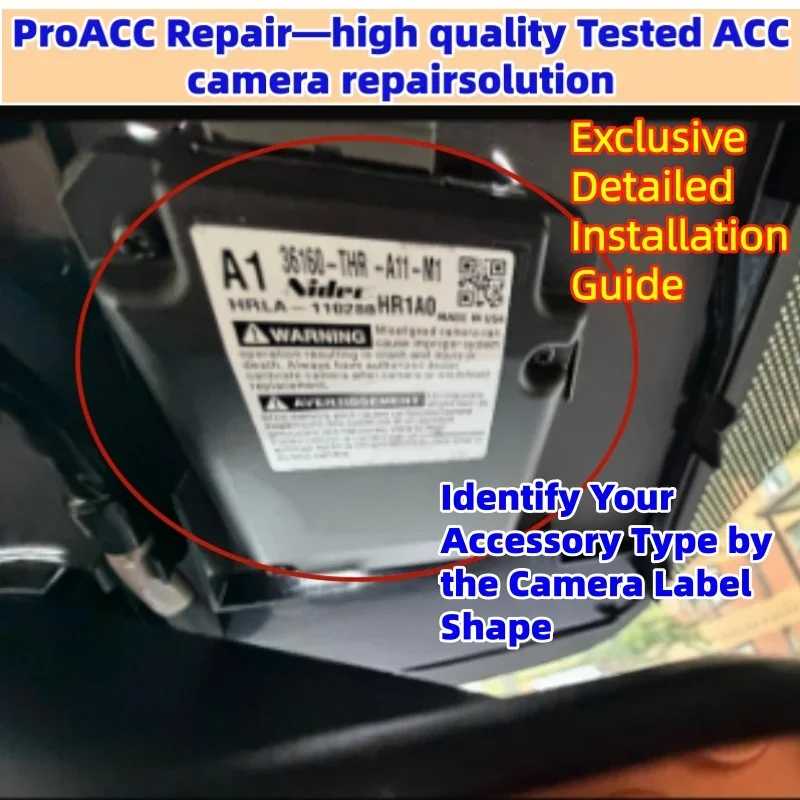For ACC Multi-Function Camera Module (P/N: U3000-49) Suitable for Honda Odyssey, Elysion, Accord, Civic, Car Accessories