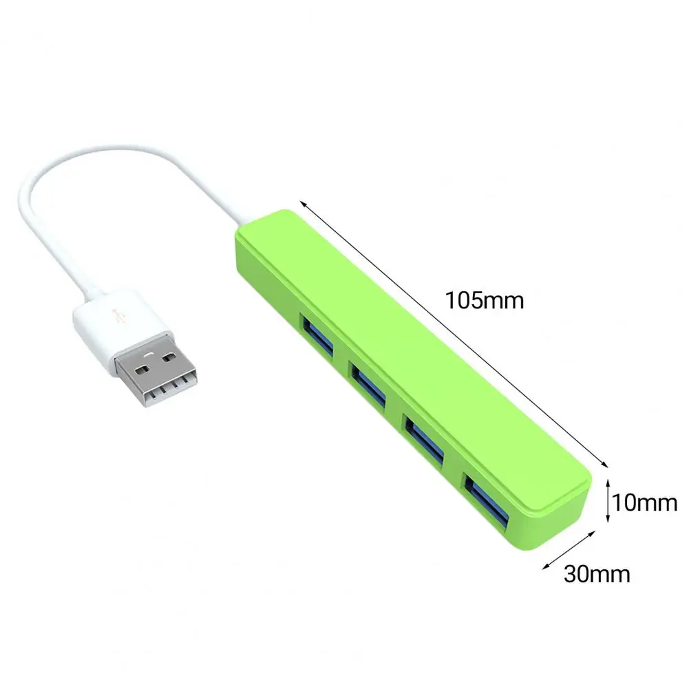 Hub USB Universal de alta velocidad 4 en 1, 4 puertos tipo C, adaptador USB C con Cable, Mini Hub, patrón de enchufe, adaptador de Cable divisor