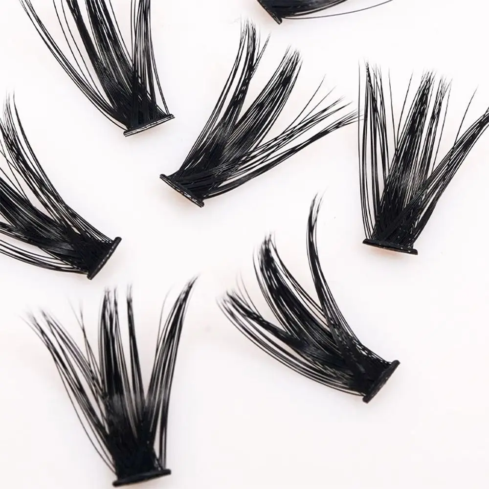 Korean Style DIY False Eyelashes Comic Eye 3D D-Curl Lashes Lashes Extension DIY Hot Melt Single Cluster Makeup Tool