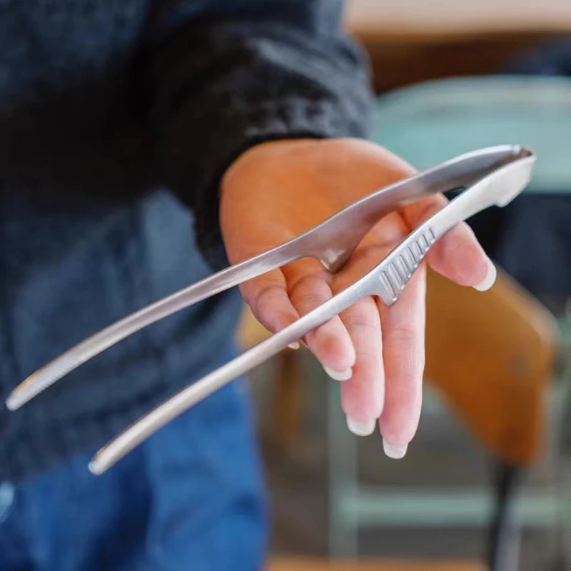 

1pcs Stainless Steel Food Tongs Long Handle Non-Slip Barbecue Tongs Steak Tongs Kitchen Cooking Tools kitchen accessories